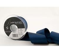 Berisfords 3501 Nastro di Raso Double Face, Poliestere, Blu, 50 Millimetri, 20 unità