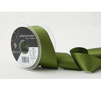 Berisfords 3501 Nastro di Raso Double Face, Poliestere, Cipresso, 35 mm, 20 unità