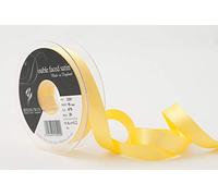 Berisfords 3501 Nastro di Raso Double Face, Poliestere, Giallo, 15 mm, 20 unità
