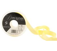 Berisfords 3501 Nastro di Raso Double Face, Poliestere, Limone, 15 mm, 20 unità