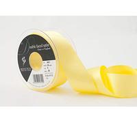 Berisfords 3501 Nastro di Raso Double Face, Poliestere, Limone, 35 mm, 20 unità