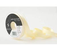 Berisfords 3501 Nastro di Raso Double Face, Poliestere, Limone Pallido, 15 mm, 20 unità