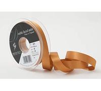 Berisfords 3501 Nastro di Raso Double Face, Poliestere, Oro Antico, 15 mm, 20 unità