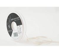 Berisfords 3501 Nastro di Raso Double Face, Poliestere, Perla, 5 mm, 20 unità