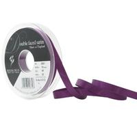Berisfords 3501 Nastro di Raso Double Face, Poliestere, Prugna, 10 mm, 20 unità