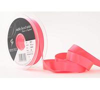 Berisfords 3501 Nastro di Raso Double Face, Poliestere, Rosa Fluo, 15 mm, 20 unità