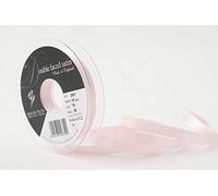 Berisfords 3501 Nastro di Raso Double Face, Poliestere, Rosa Pallido, 10 mm, 20 unità
