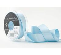 Berisfords 3501 Nastro di Raso Double Face, Poliestere, Saxe, 25 mm, 20 unità