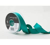 Berisfords 3501 Nastro di Raso Double Face, Poliestere, Verde Giada, 25 mm, 20 unità