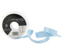 Berisfords 3501 Nastro Double-Face in Raso 20 m x 15 mm, Fiordaliso