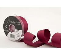 Berisfords 3501 Nastro Double-Face in Raso 20 m x 35 mm, Bordeaux