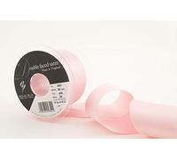 Berisfords 3501 Nastro Double-Face in Raso 20 m x 50 mm, Rosa Azalea