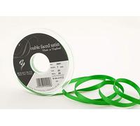 Berisfords 3501 Nastro Double-Face in Raso 20 m x 7 mm, Verde Smeraldo