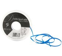 Berisfords 3501 Nastro Double-Face in Raso 30 m x 3 mm, Blu Scuro Royal