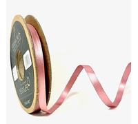 Berisfords 60 - Nastro satinato 100% riciclato, 7 mm, lunghezza 20 m, colore: Rosa scuro