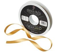 Berisfords 678 - Nastro satinato 100% riciclato, 10 mm, 20 m, colore: oro miele