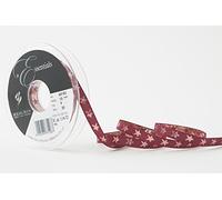 Berisfords Galaxy Nastro, Bordeaux/Rose Gold, 10 mm