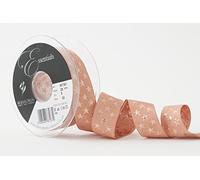 Berisfords Galaxy Nastro, Creta/Rose Gold, 25 mm