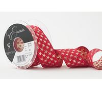 Berisfords Galaxy Nastro, Red/Gold, 35 mm