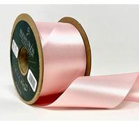 Berisfords Nastro di Raso New Life 50 mm, 70 Pezzi, 100% Riciclato, Rosa Pallido, 20 m, unità