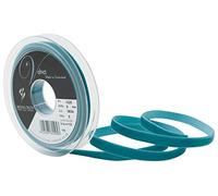Berisfords - Nastro di Velluto, Verde (Petrol 9654), 9mm x 5 m