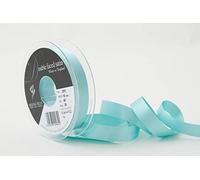 Berisfords Nastro double face in poliestere satinato, 15 mm, colore: turchese