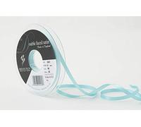 Berisfords Nastro double face in poliestere satinato, 5 mm, colore: turchese