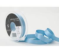 Berisfords Nastro double face in poliestere satinato, blu scuro, 15 mm