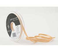 Berisfords Nastro double face in poliestere satinato, color oro miele, 5 mm