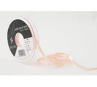 Berisfords Nastro Double Face in Poliestere Satinato, Color Pesca, 5 mm