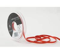 Berisfords Nastro double face in poliestere satinato, color ruggine, 5 mm