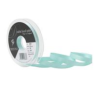 Berisfords Nastro Double Face in Poliestere Satinato, Colore Acqua, 10,5 x 10,5 x 1,5 cm