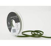 Berisfords Nastro double face in poliestere satinato, colore cipresso, 5 mm