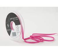Berisfords Nastro Double Face in Poliestere Satinato, Fucsia, 5 mm
