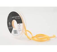 Berisfords Nastro double face in poliestere satinato, oro, 5 mm