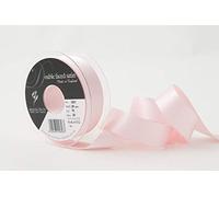 Berisfords Nastro Double Face in Poliestere Satinato, Rosa Pallido, 25 mm