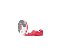 Berisfords Nastro double face in poliestere satinato, rosso scarletberry, 15 mm