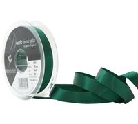 Berisfords Nastro Double-Face in Raso di Poliestere 15 mm, Verde Foresta
