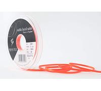Berisfords Nastro Double-Face in Raso di Poliestere 3 mm, Arancio Fluo