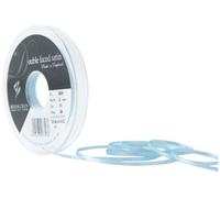 Berisfords Nastro Double-Face in Raso di Poliestere 3 mm, Azzurro