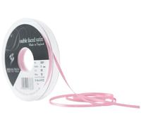 Berisfords Nastro Double-Face in Raso di Poliestere 3 mm, Rosa Acceso