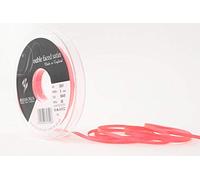 Berisfords Nastro Double-Face in Raso di Poliestere 3 mm, Rosa Fluo