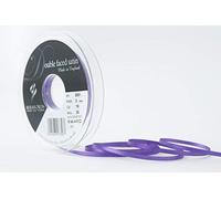 Berisfords Nastro Double-Face in Raso di Poliestere 3 mm, Viola