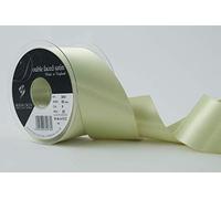 Berisfords Nastro Double-Face in Raso di Poliestere 50 mm, Lime