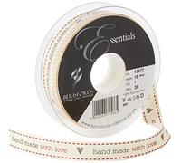 Berisfords Nastro Hand Made with Love 15 mm, Naturale