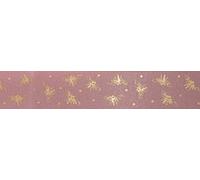 Berisfords Nastro in poliestere, coloniale/oro rosa, 15 mm x 20 m