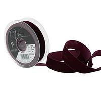 Berisfords - Nastro in velluto, 10,2 x 3 x 10,2 cm, colore: bordeaux