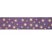 Berisfords Rotoli Nastro Decorativo Glisten Galaxy Stelle 10/25/35mm x 20 Metres