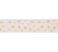 Berisfords Rotoli Nastro Decorativo Glisten Galaxy Stelle 10/25/35mm x 20 Metres