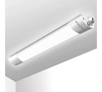 BERIXDEEP Plafoniera LED Soffitto 120cm, Tubo LED Impermeabile 36W IP65, Neon LED Soffitto per Garage Seminterrato Magazzino Bagno Ufficio Esterno, Barra LED Soffitto Bianco Neutro 4000K, 4000lm